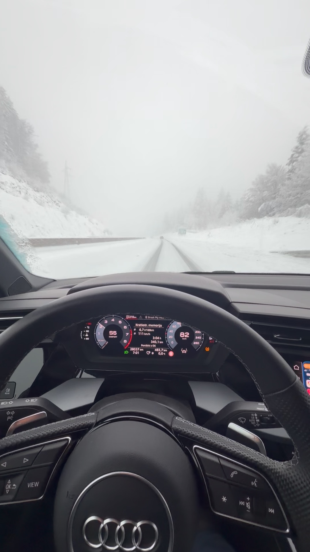 Zimski uvjeti na autocesti